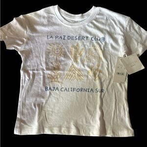 La Paz Desert Club Kids' White T-Shirt
